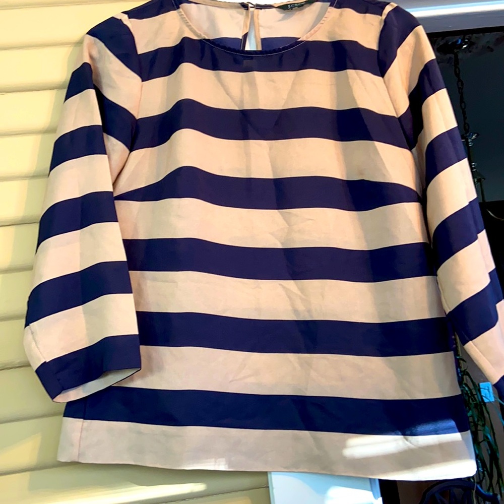 J CREW TUNIC STRIPED SMALL